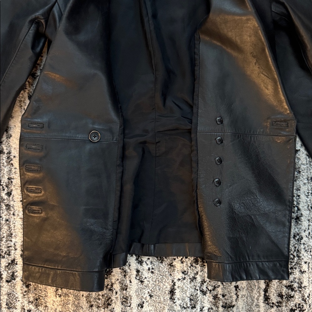 Gorgeous Vintage Joie leather blazer - Picture 4 of 7